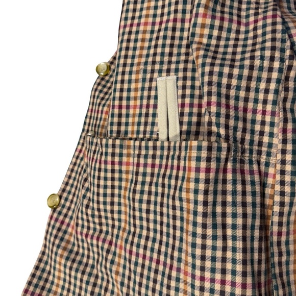 Vintage Unisex Men's Stollerys Trench Coat Made in England  Check Lining S42 - Picture 10 of 16